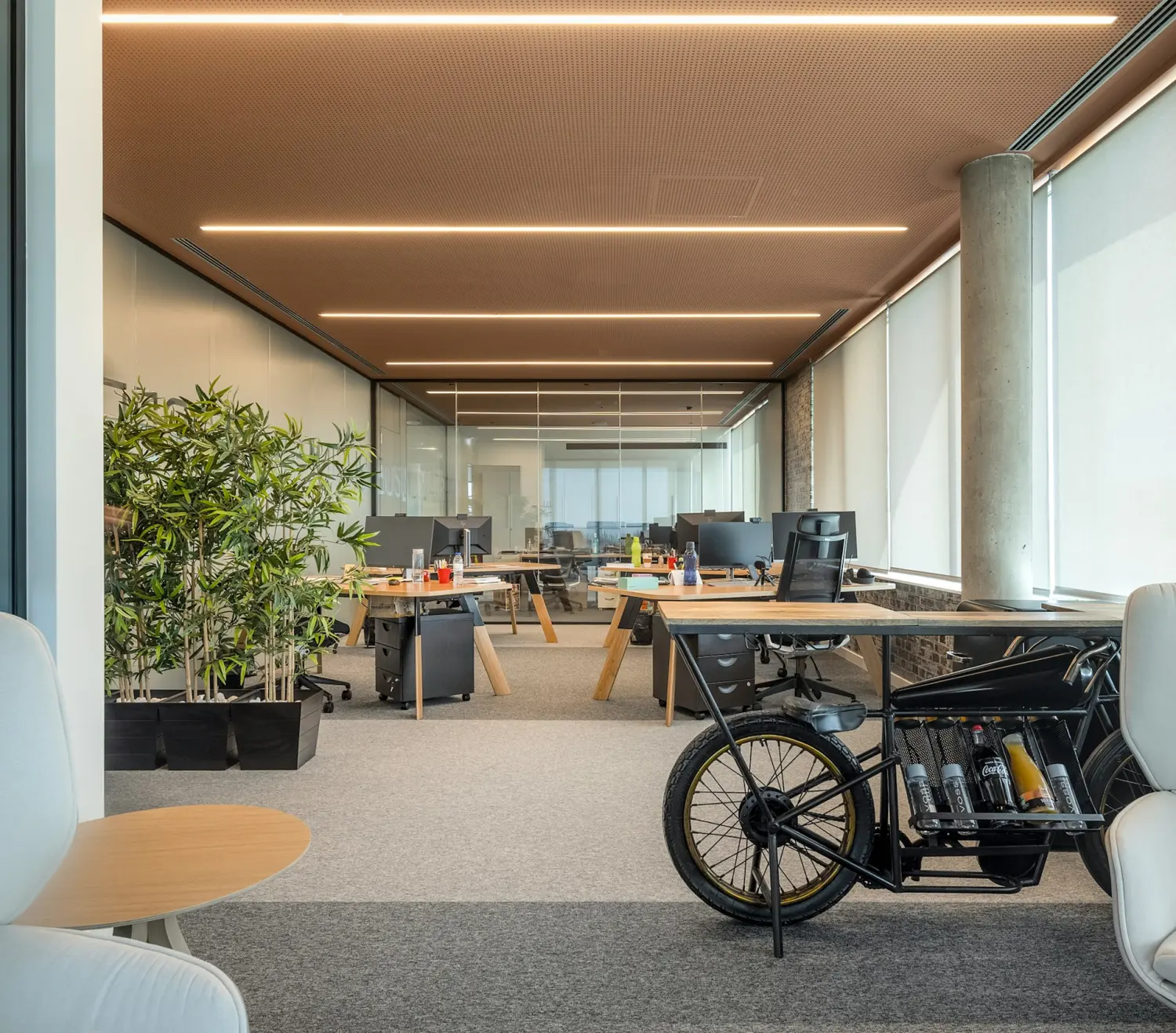 Modern collaborative office environment