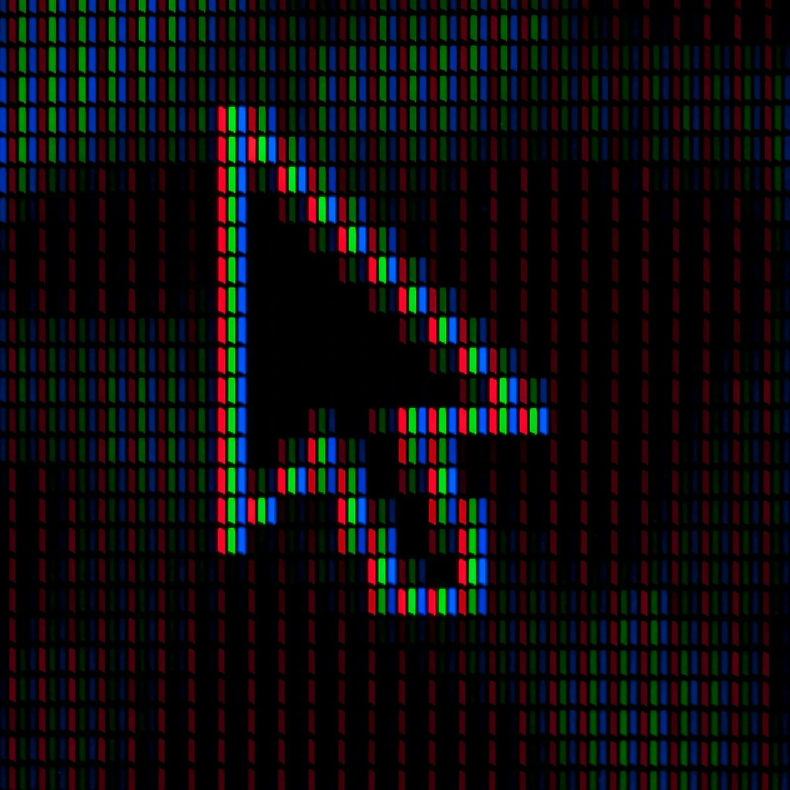 Digital technology close-up